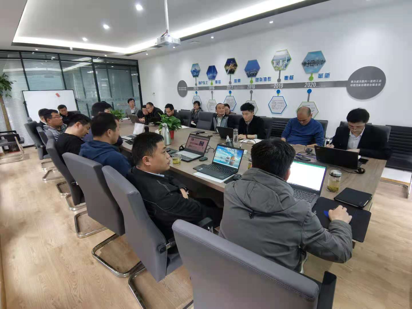東晟環(huán)保集團(tuán)2021年第1季度高管會順利召開