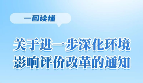 一圖讀懂 | 《關于進一步深化環境影響評價改革的通知》