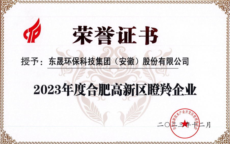 喜報丨集團榮獲合肥高新區“瞪羚企業”、“深科技企業”雙項榮譽