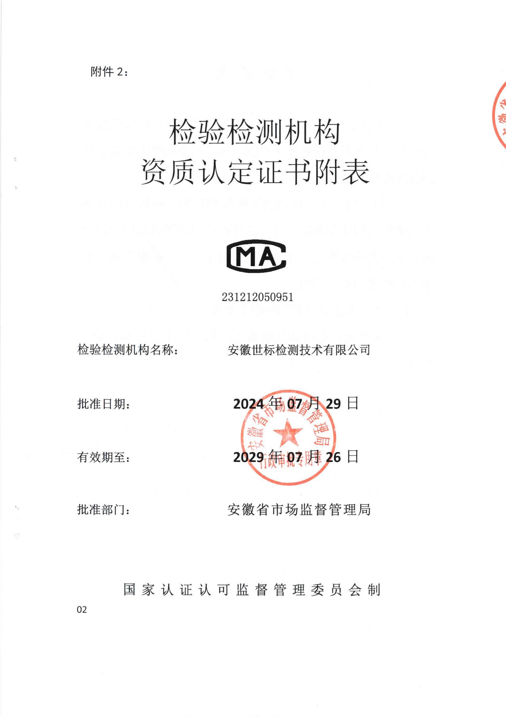 安徽世標檢測技術有限公司資質認定擴項評審順利通過