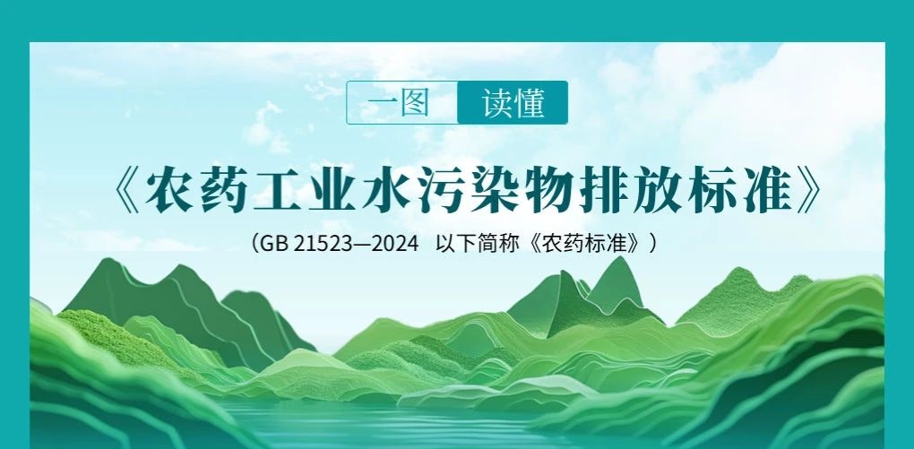 一圖讀懂 | 《農藥工業水污染物排放標準》（GB 21523—2024）